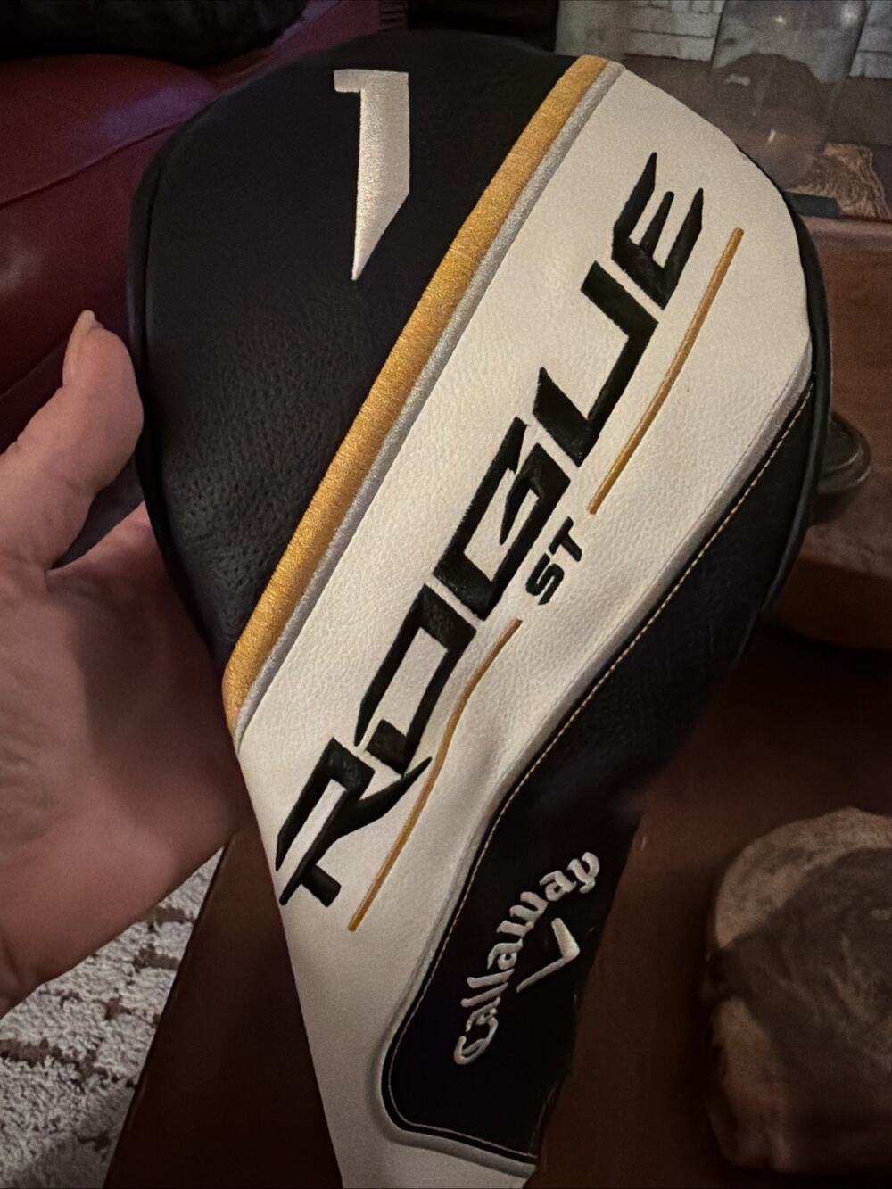 Callaway Rogue ST Driver Golf Head Cover Fast SHIPPING - GENUINE -